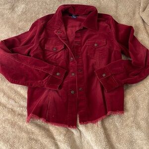 Red Corduroy Jacket